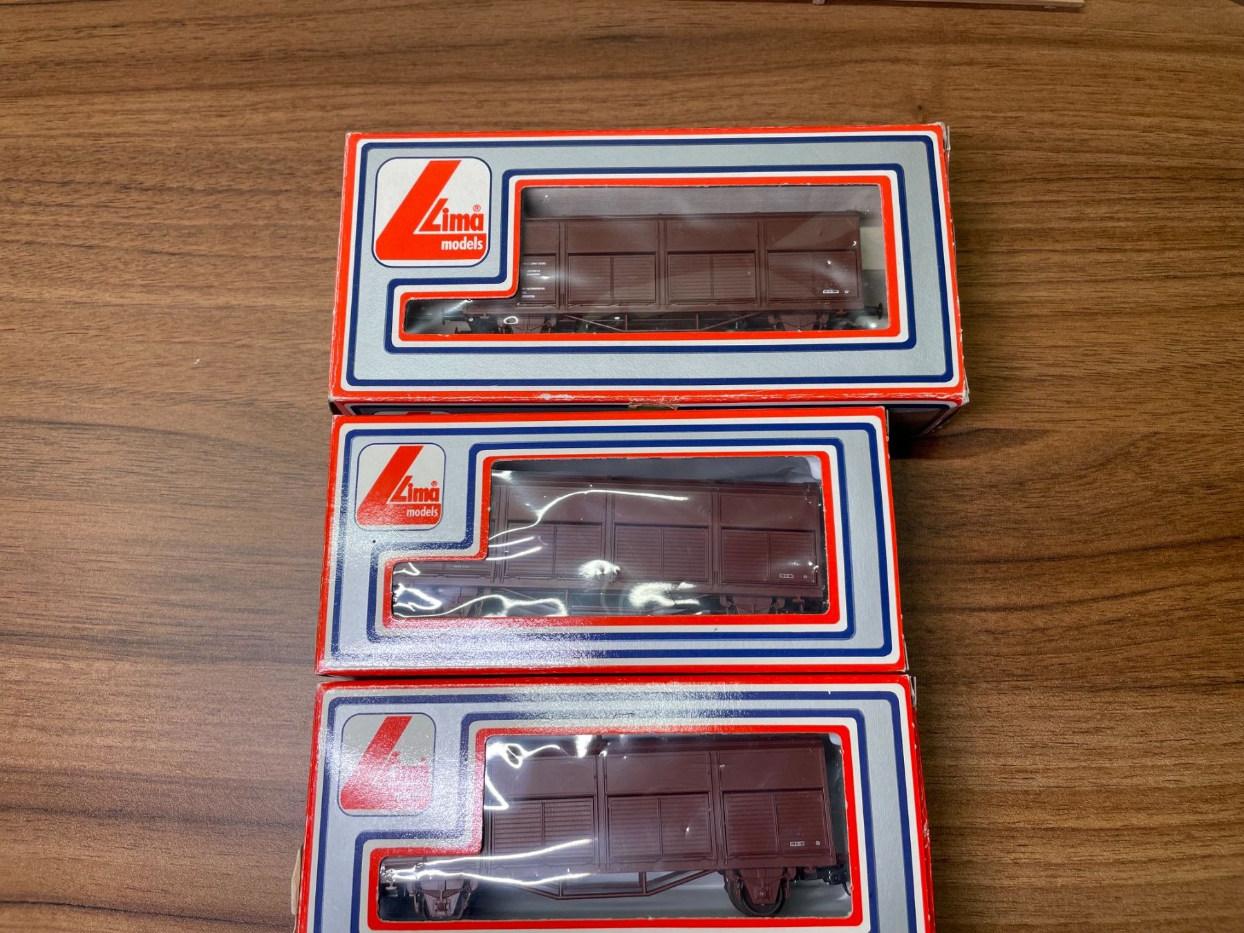 Lima Modelleisenbahnen: Lima 3 Stk. Güterwagen der SJ in DC – Gebraucht aus Villmergen von Mfritz 3