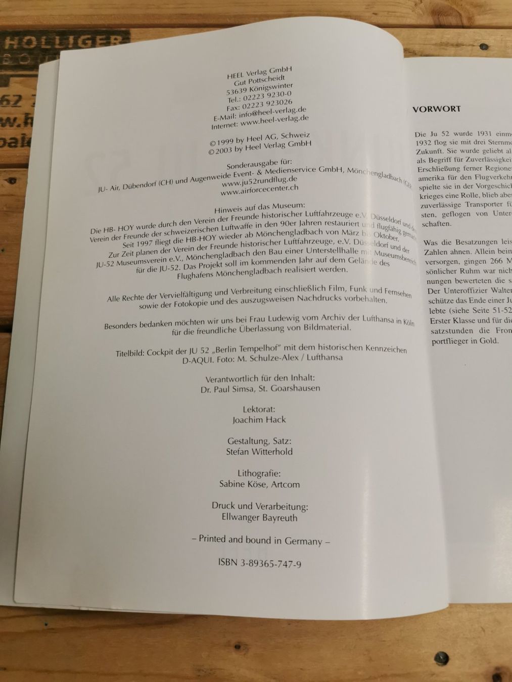 Libri: Heft Junkers JU-52 Tante Ju Luftwaffe – Usato da Neuenkirch venduto da bf-109 1
