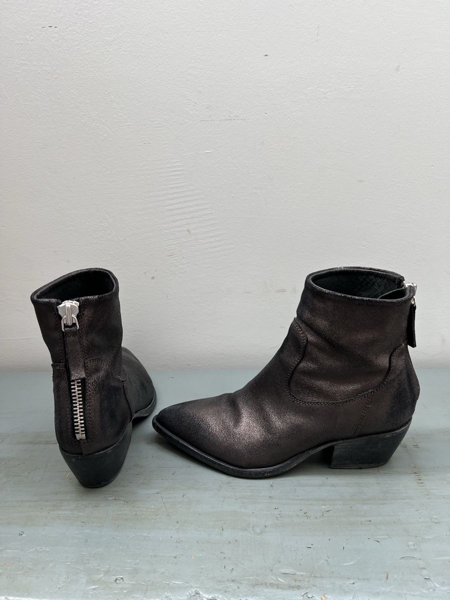 Moma Chaussures femmes: Moma Stiefeletten Leder, Metalic Effekt, – D'occasion à Wabern par La-Vitrine 3