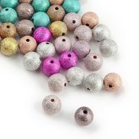 Acrylperlen Spitzlackiert Gemischt 8mm / 100Stück