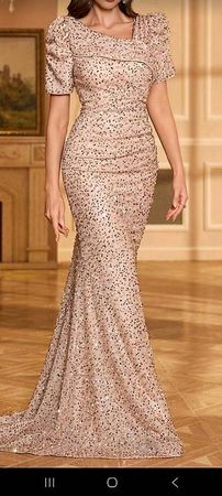 Abendkleid gold gr. 36 