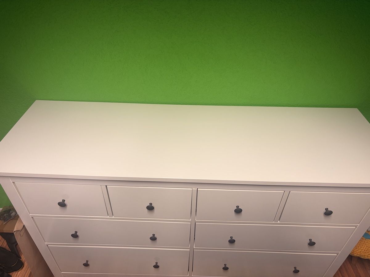 Ikea Cassettiere: IKEA HEMNES Kommode 8 Schubladen, weiss – Usato da Gelterkinden venduto da que_zcq7