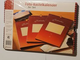 3x Foto-Bastelkalender