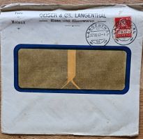 Brief LANGENTHAL 1917