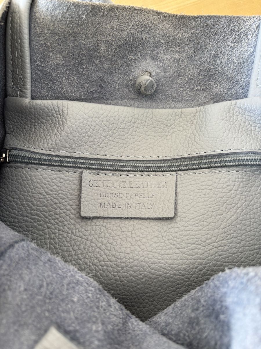 Borse da donna: Ledertasche Shopper hellblau – Usato da Untersiggenthal venduto da vs5_n2r2 4