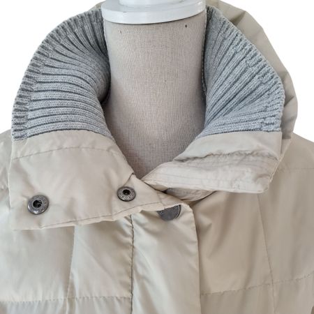Marco O'Polo Daunenjacke mit Kapuze beige Gr. 34