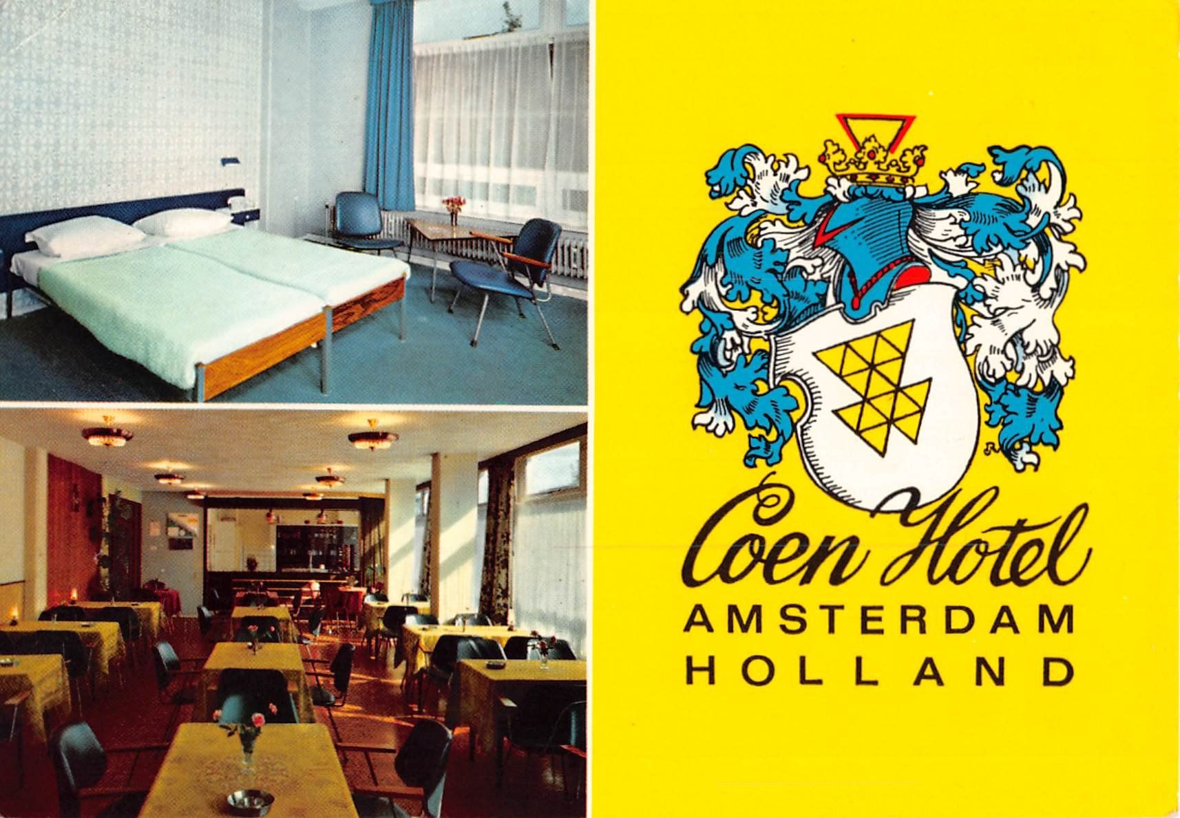 Cartes postales: Gruss aus AMSTERDAM - Coen Hotel – D'occasion à Winterthur par SchatzchischtliWinti