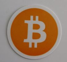 Bitcoin (Sticker, 3 cm)  - 2 Stück