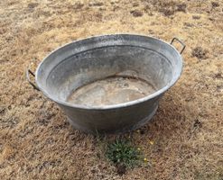 Zuber Zinkwanne 70 L dicht