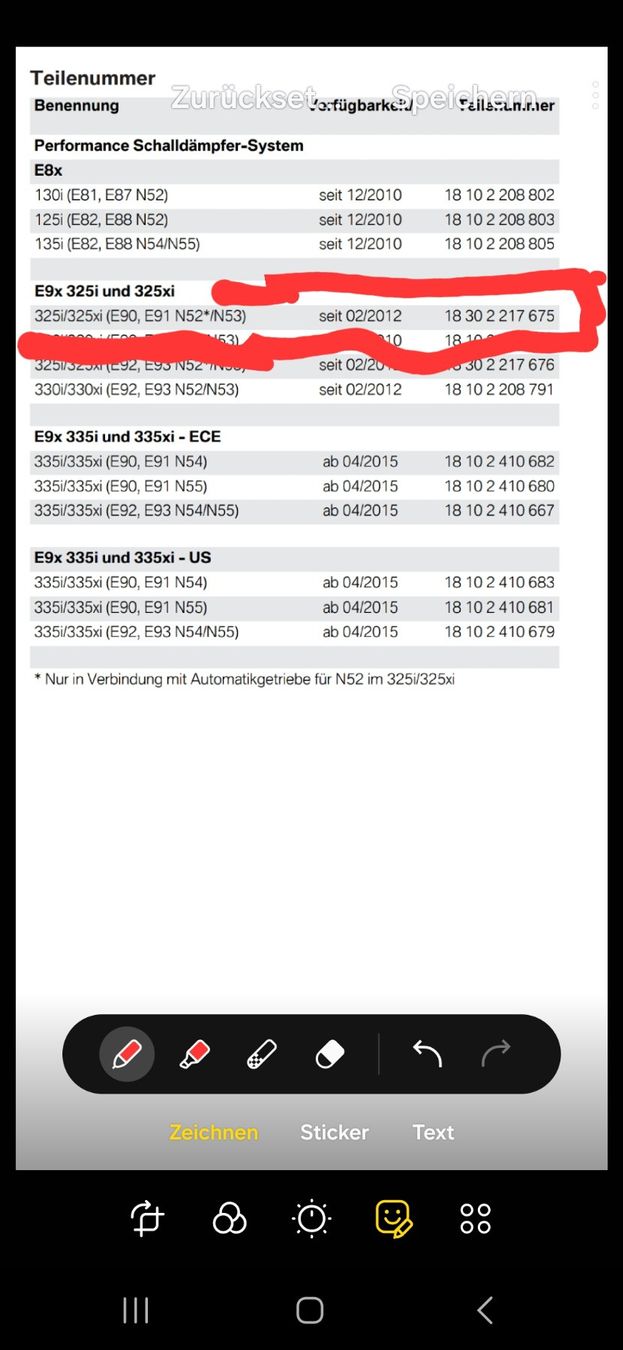 BMW Sistemi di scarico: BMW E90 /E91 Performance Auspuff ESD – Usato da Dintikon venduto da Salentino19822 5