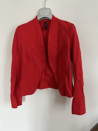 Marc Cain Blazer rot Gr. 34 Elegant Übergangsjacke