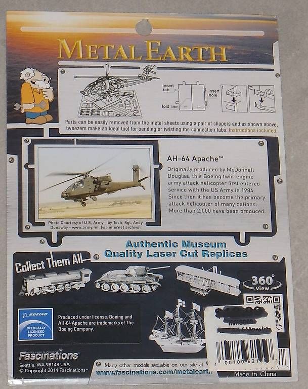 Kit di modellismo & Modellini statici: Heli Apache Baukasten – Nuovo e nell'imballaggio originale da Udligenswil venduto da Thisu77 1