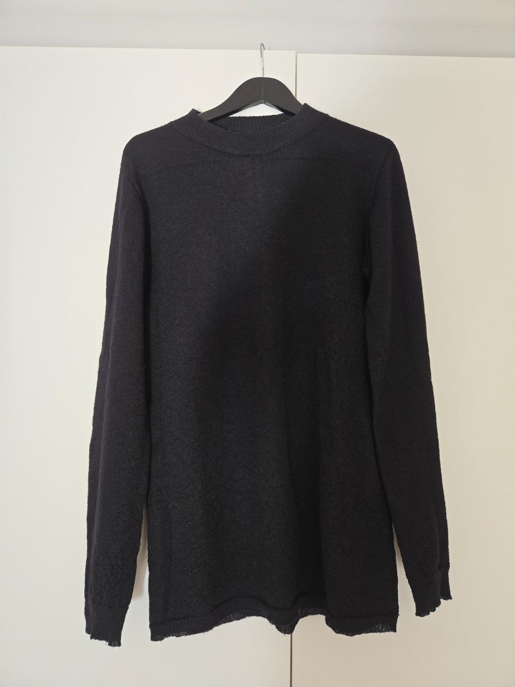 Rick Owens Maglioni & Felpe: Rick Owens Sisyphus 2018 Pullover, Alpaka, Schwarz – Usato da Basel venduto da Mr.Wednesday