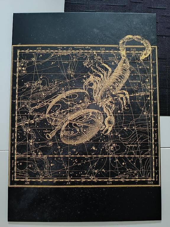 Posters & Illustrations: 2 Handgefertigte Skorpion Sternzeichen Kunstdrucke – D'occasion à Mollis par GordoCojones