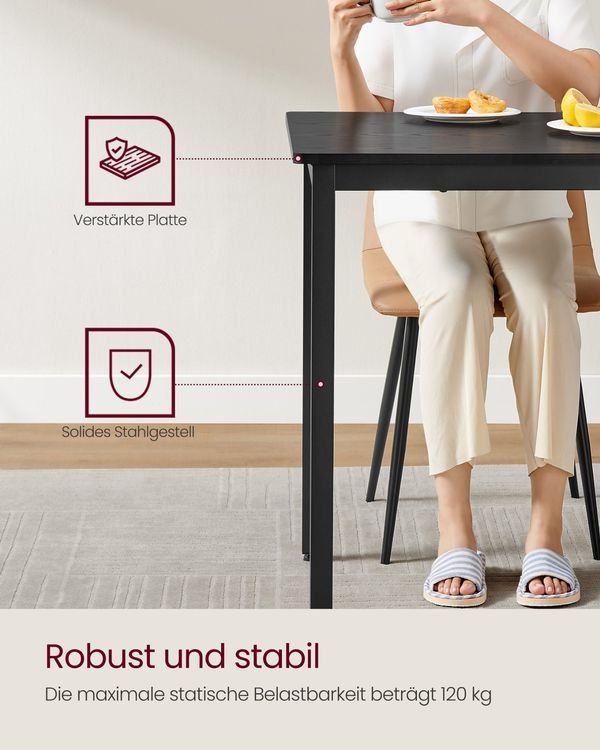 Tische: Esstisch Küchentisch Esszimmertisch SIRIN – Neu und originalverpackt aus Lachen SZ von MAMORU-MOEBEL 4