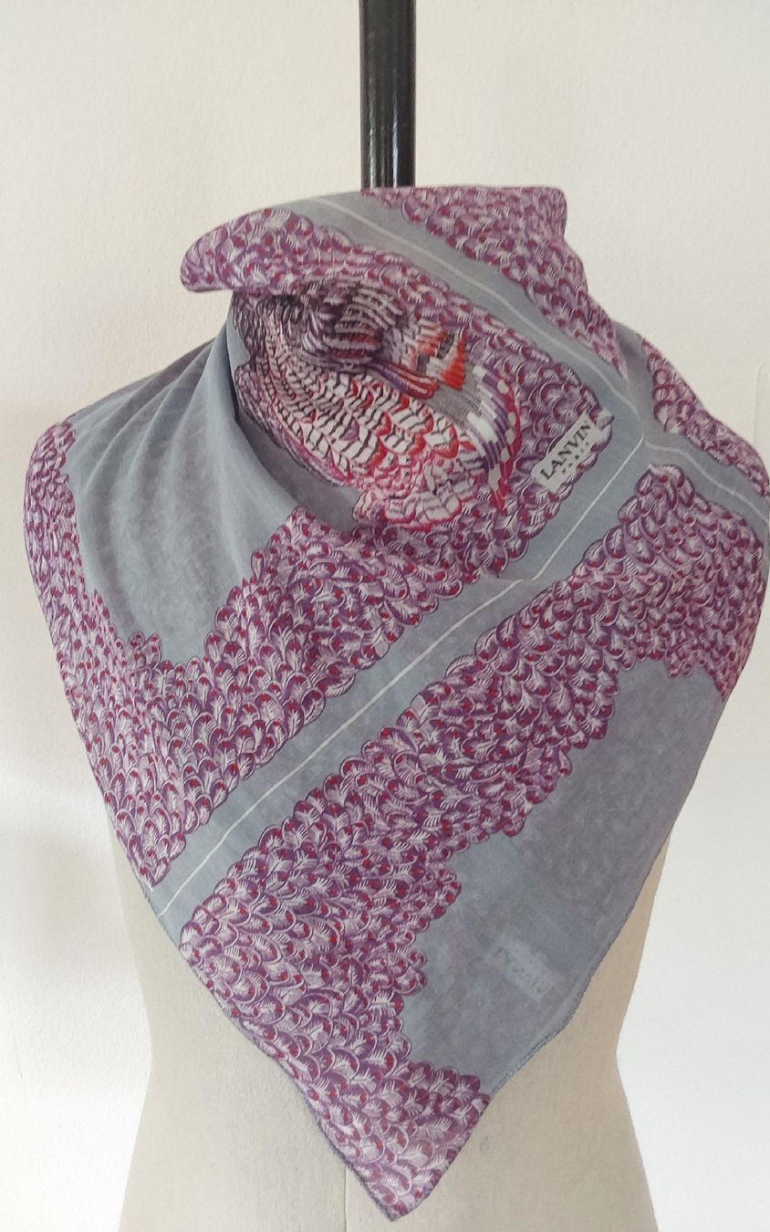 Lanvin Foulards, Tücher & Schals: Baumwolltuch Lanvin – Neu (gemäss Beschreibung) aus Köniz von scopello12