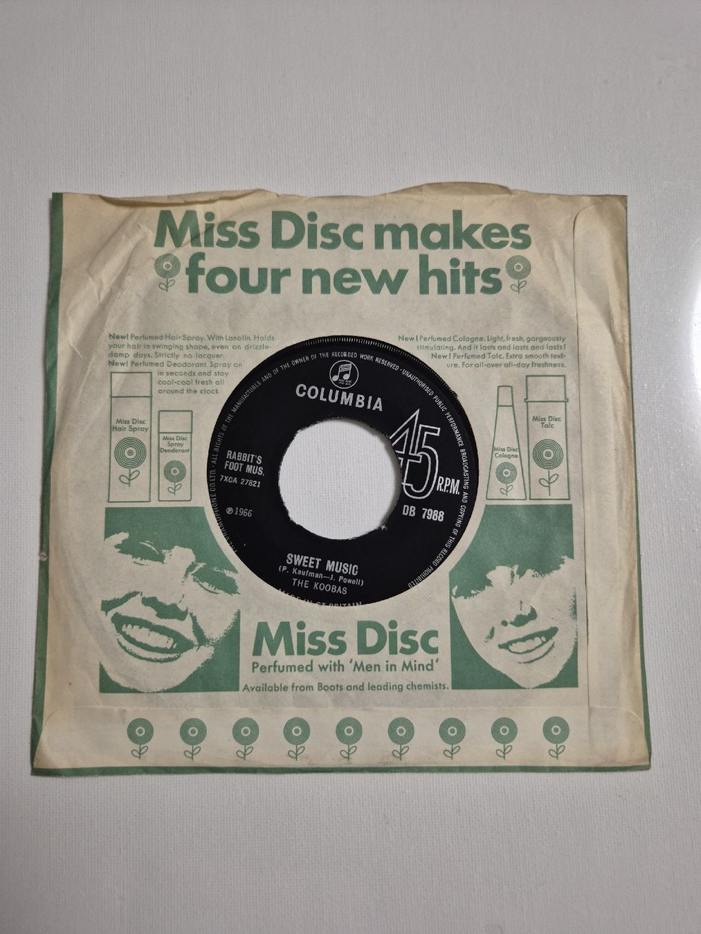 Dischi in vinile: The Koobas - Face / Sweet Music - Single 7 – Nuovo (secondo la descrizione) da Uster venduto da newwave0 1
