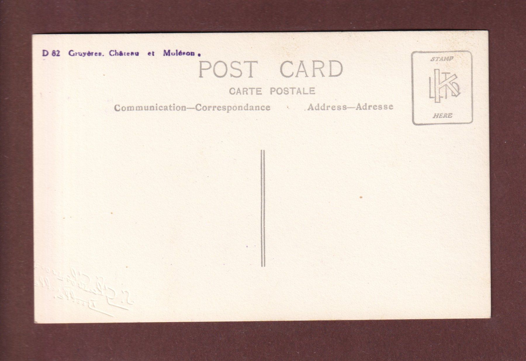 Cartoline postali: Château de GRUYERES - Moléson – Usato da Pully venduto da nicecards-shop 1