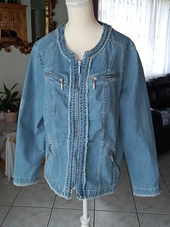 Canda Premium Jeansjacke, hellblau, Grösse 44, Top Zustand!