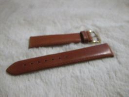 Omega Schliesse Mit Braunen Lederband 18mm Herren