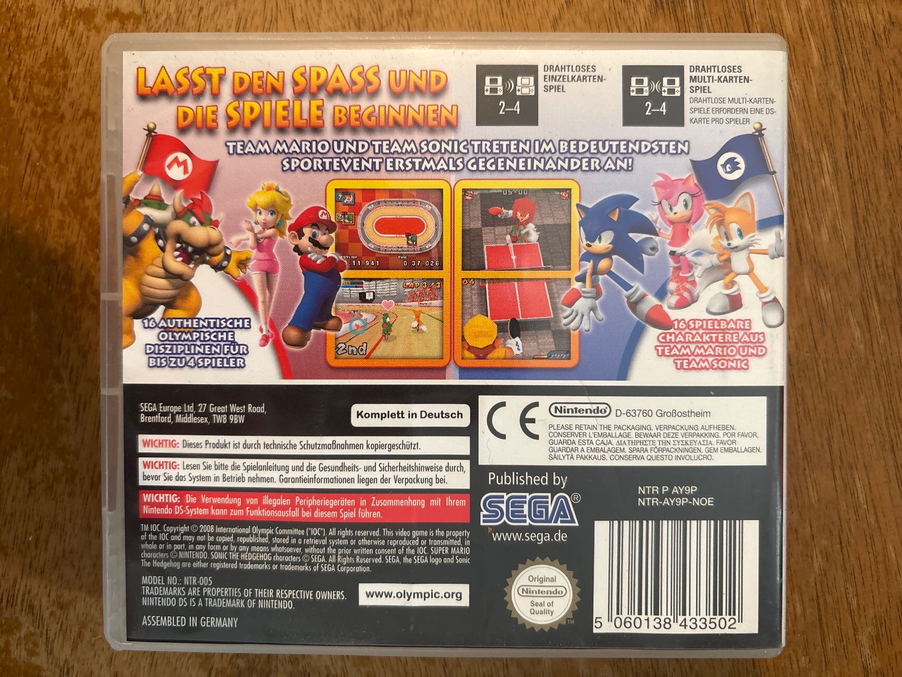 Nintendo Spiele: MARIO & SONIC OLYMPISCHEN SPIELEN - Nintendo DS – Gebraucht aus Zürich von hiddentreasures_zh 1