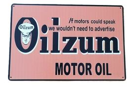 OILZUM - Blechschild  (neu/OVP)
