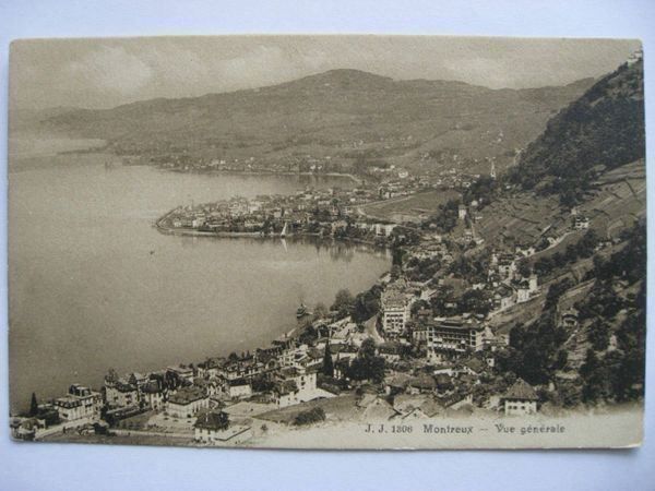 Cartoline postali: AK  Montreux - Vue générale – Usato da Gundetswil venduto da Egro01