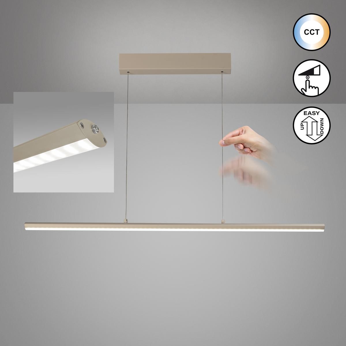 Lampadari & plafoniere: LED Pendelleuchte, CCT, 113 cm x 7 cm – Nuovo (secondo la descrizione) da Kreuzlingen venduto da Smart-Light