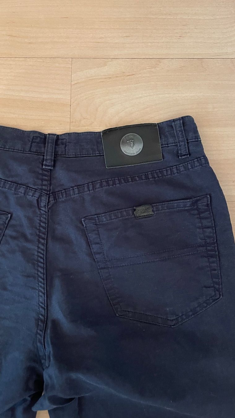 Trussardi Hosen: Trussardi Hose blau Gr. 32 – Gebraucht aus Wetzikon ZH von Schrungus 1