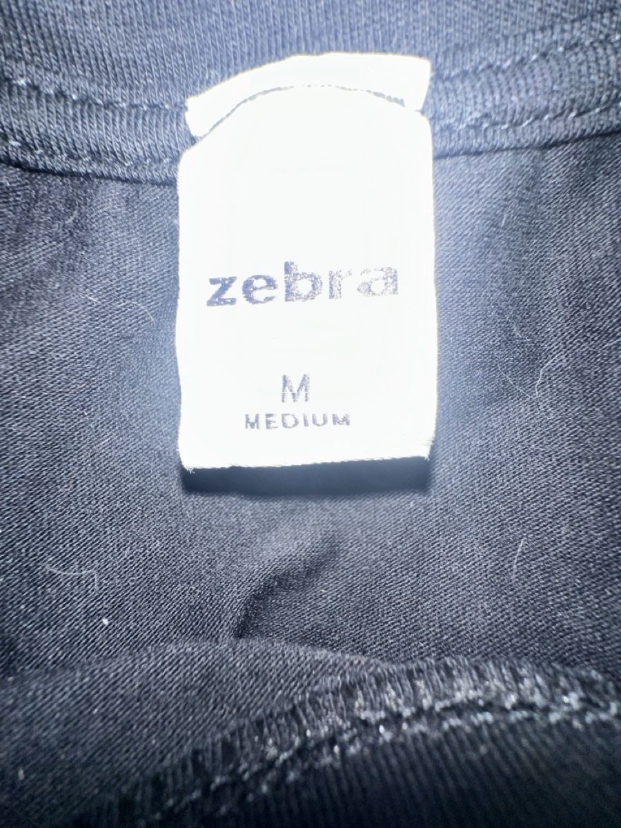 Zebra T-shirt: T-shirt noir franges taille M – Nuovo (secondo la descrizione) da Cheseaux-Lausanne venduto da Cerfynie 2