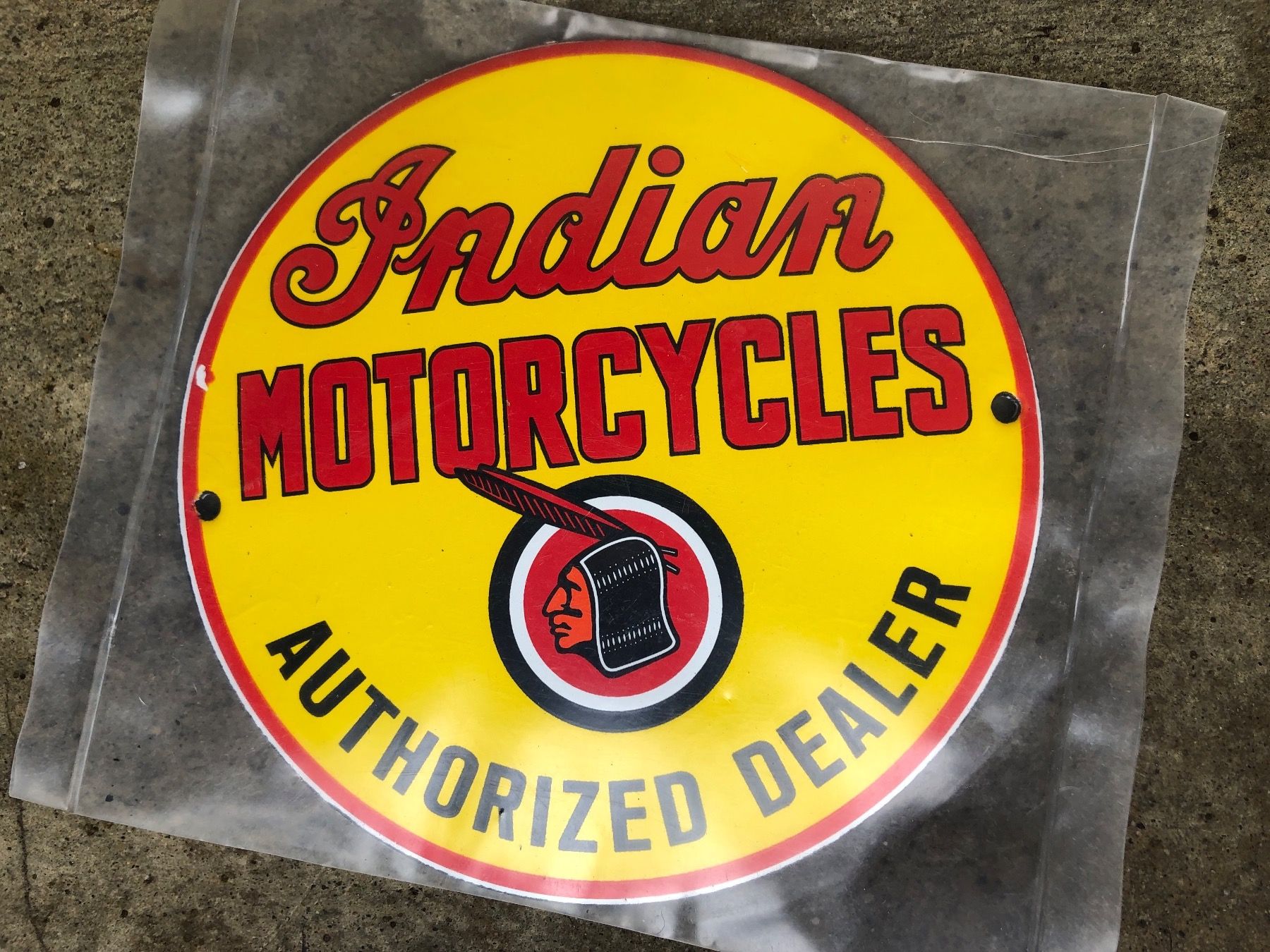 Schilder: Indian motorcycle – Neu und originalverpackt aus Reinach AG von rares75