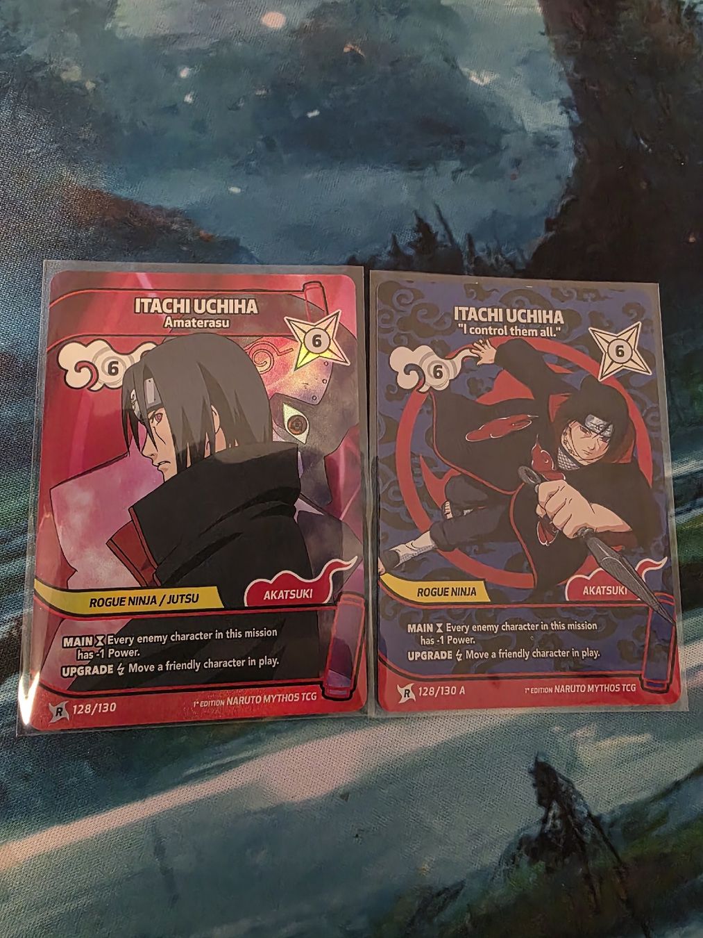 Bandai Cartes à collectionner: Naruto Mythos first edition, Itachi Uchiha 128 & 128a – Neuf (Voir description) à Emmenbrücke par Minato96