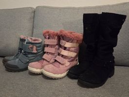 3 Paar Kinder-Winterstiefel Grösse 32/33 (Ricosta & Primigi)