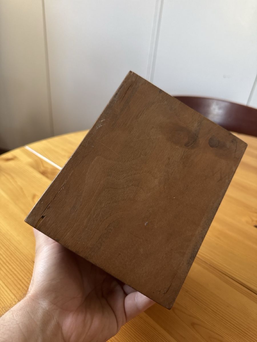 Altri Prodotti per fumatori: Boite à cigarettes marqueterie bois  – Usato da Vésenaz venduto da Angela.C3 5