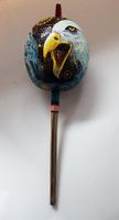 handbemalte Shaman Ritual Samenkapsel-RASSE , NEU!!