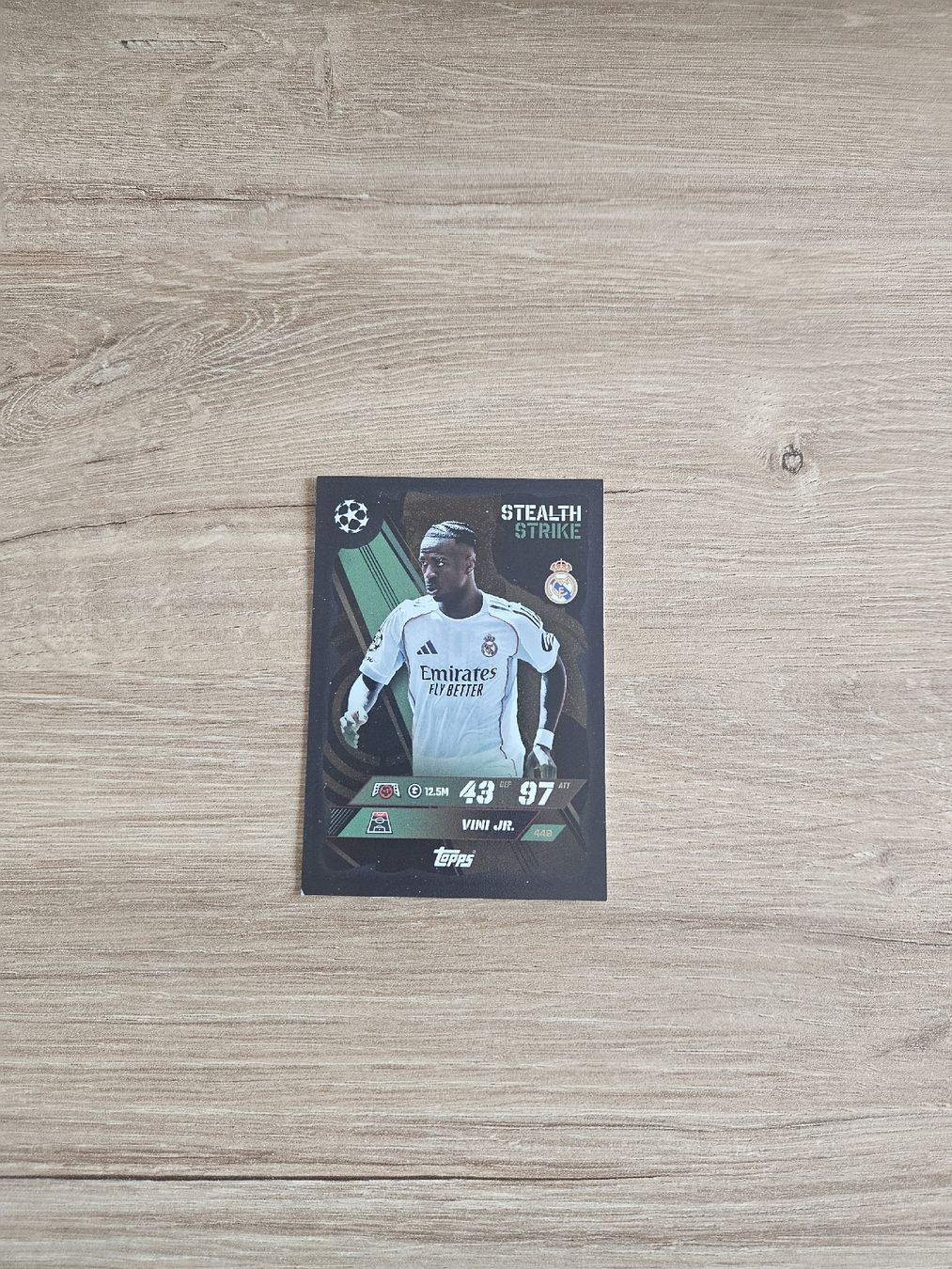 Topps Carte collezionabili: Carte Topps Vinicius Jr Stealth Strick – Nuovo (secondo la descrizione) da Bulle venduto da csd_vz6m