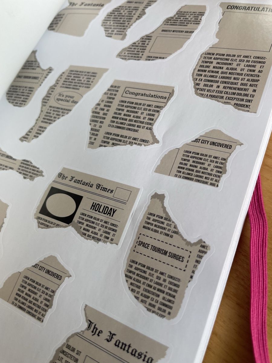 Bücher: Stickerbuch Journaling mit 50 Blatt Neu – Gebraucht aus Wattwil von Weinachtsmann 7