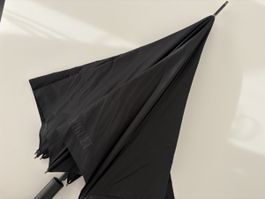 Regenschirm Piguet schwarz gebraucht guter Zustand
