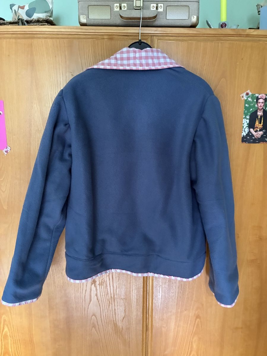 Jacken: Selbstgemachte Jacke Karomuster Grösse S-M blau – Neu (gemäss Beschreibung) aus Steinmaur von jul_6lwt 1