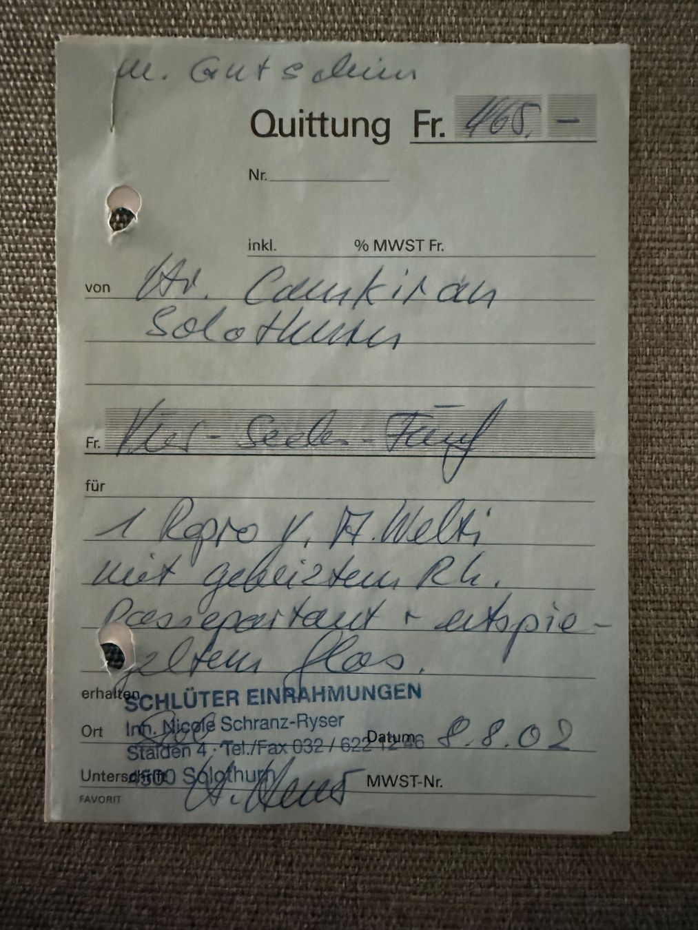 Dipinti: Bild Repro von A. Welti – Usato da Solothurn venduto da ferry75 6