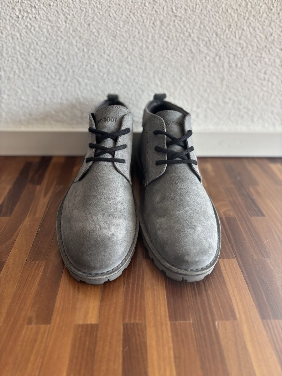 Navyboot Herrenschuhe: Navyboot elegante graue Wildlederschuhe, 42 – Neu (gemäss Beschreibung) aus Wallisellen von Bullet95