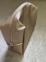 Kosmetiktasche / Kulturbeutel, goldfarben