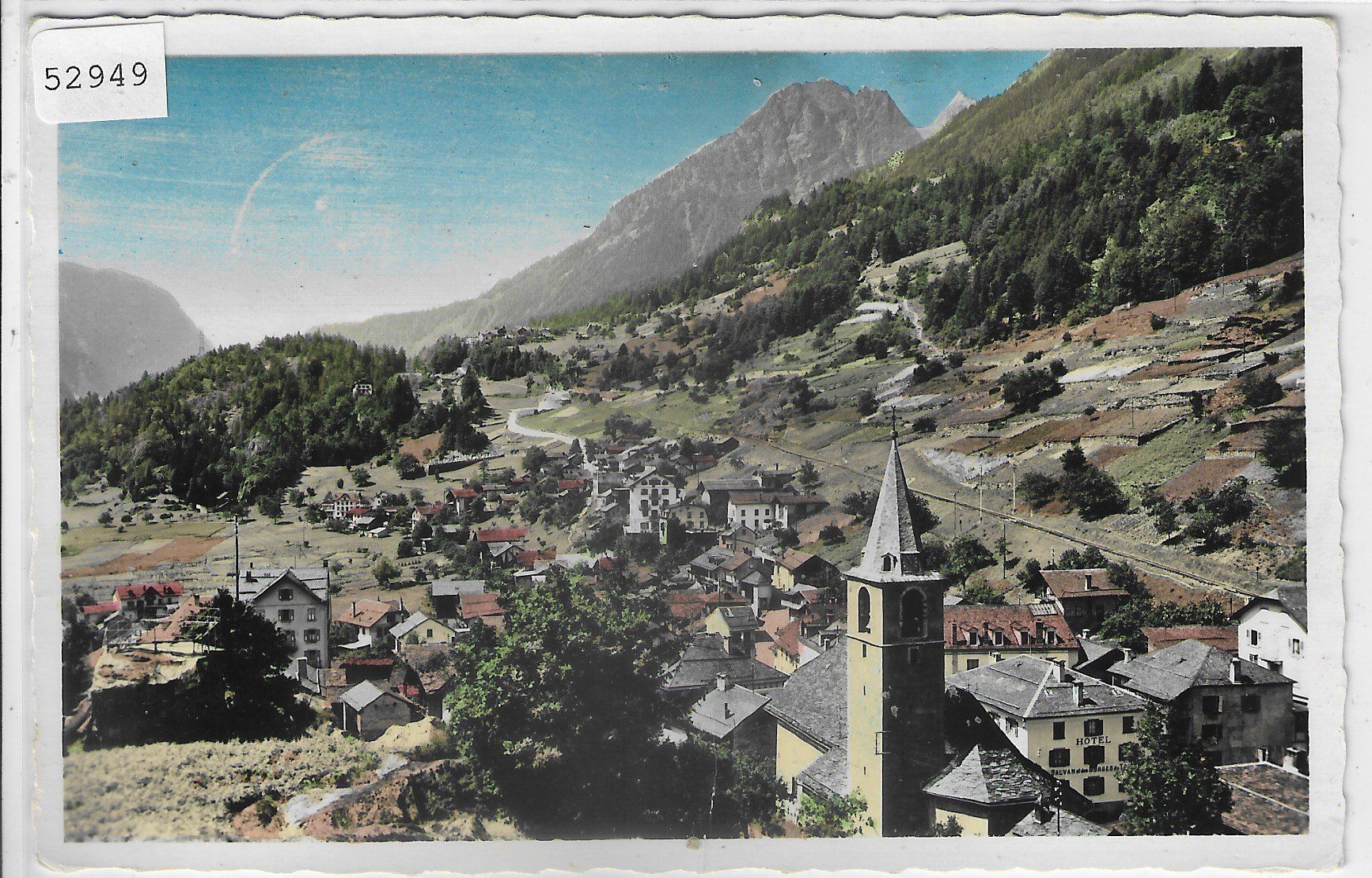Cartoline postali: Salvan et la Barmaz - coloriert – Usato da Ettingen venduto da Kartenplanet