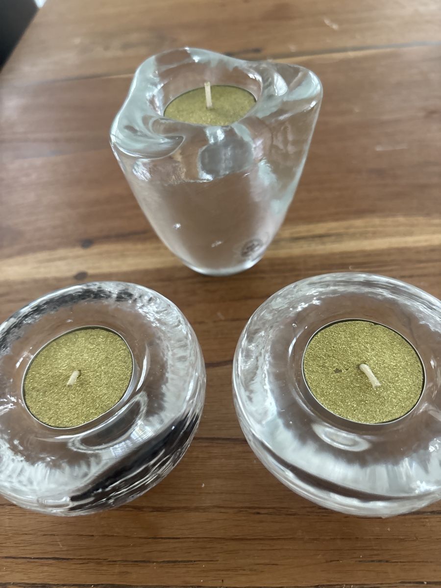 Glasi Hergiswil Bicchieri: Glas Kerzenbehälter Glasi Hergiswil – Usato da Kriens venduto da Wundertuete17 1