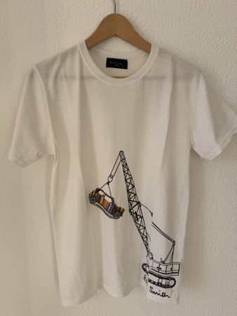 T-shirt Paul Smith blanc motif grue taille M