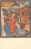 3 AK's Saanen Fresken von Kirche