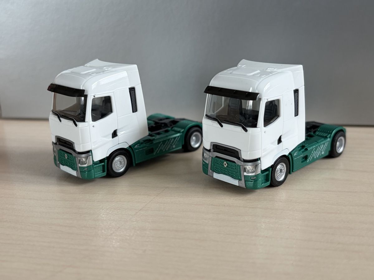 Herpa Modellini d'auto: 2 x Renault T SZM – Nuovo (secondo la descrizione) da Felben-Wellhausen venduto da Mobil01