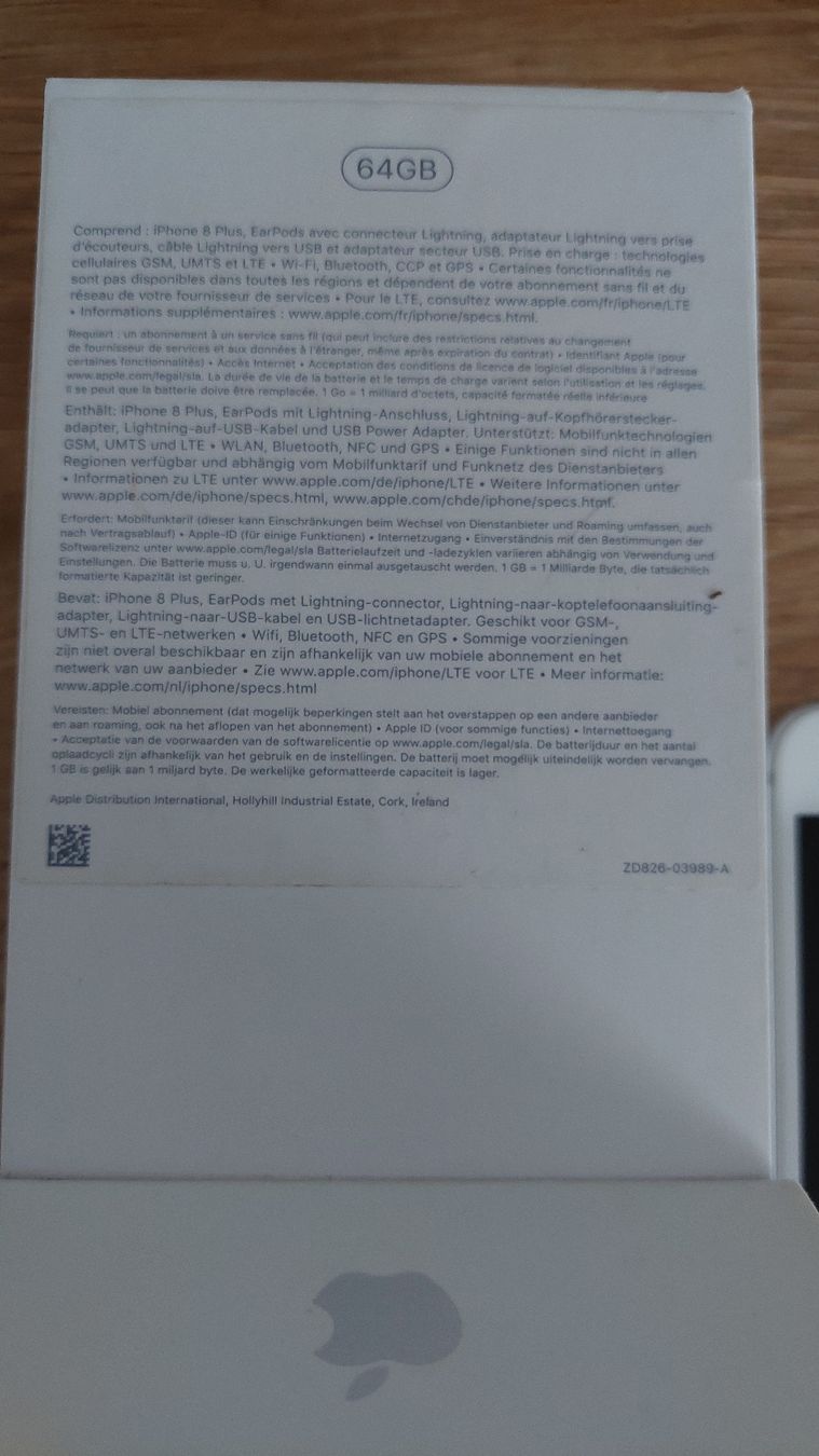 Apple Telefoni cellulari / Smartphones: iPhone 8 Plus, 64GB, Weiss - Top Zustand! – Usato da Gwatt (Thun) venduto da Letzte-Chance-III 3