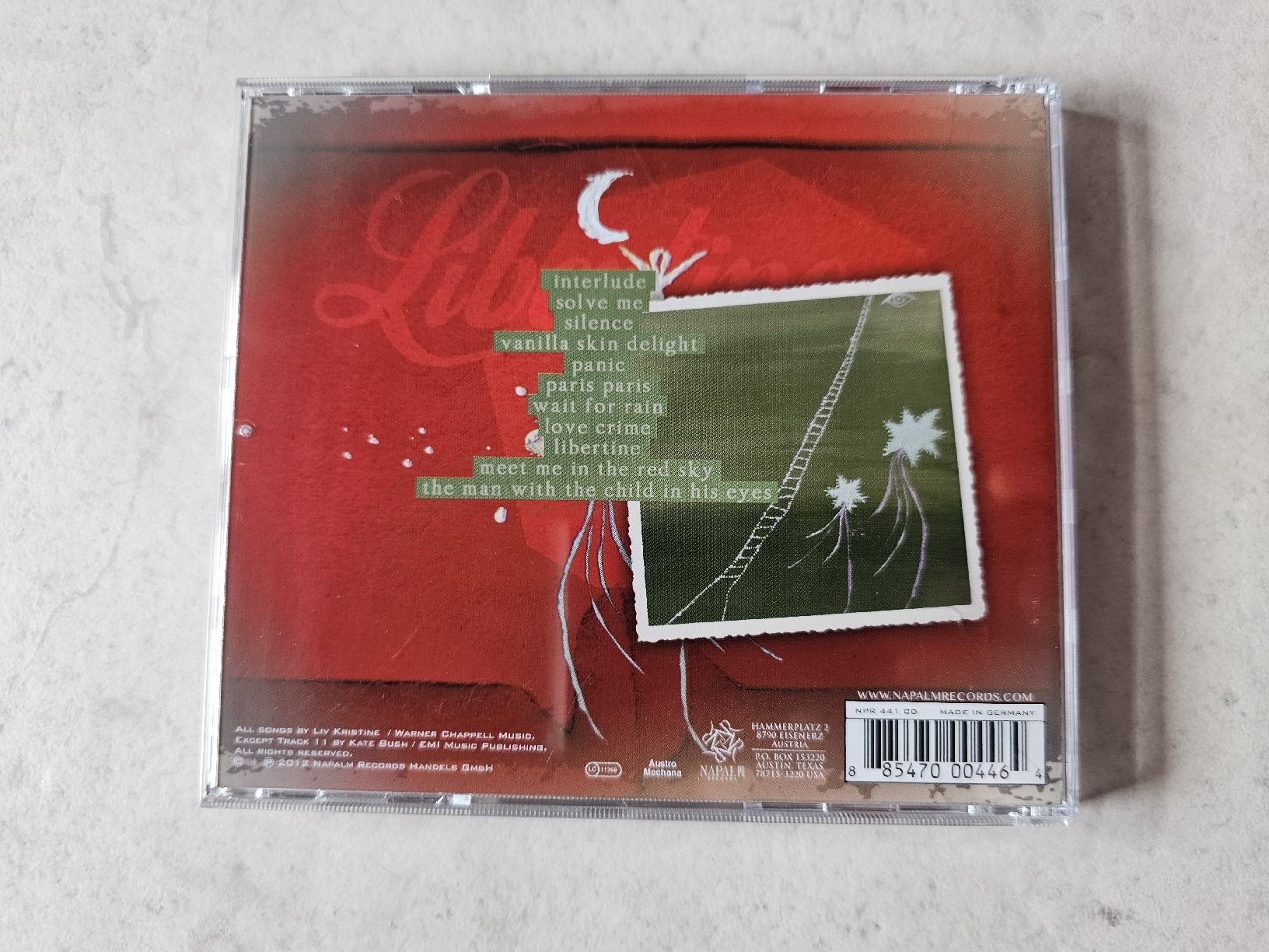 CD: Liv Kristine  -  Libertine – Usato da Schneisingen venduto da backstore24 1
