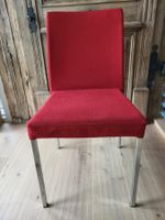 4 Esszimmerstühle rot/weinrot Effezeta Italy Markenprodukt
